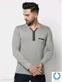 Classy Modern Men Tshirts - S, Grey, Cotton, Pack Of 1